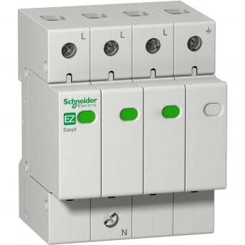 Ограничитель перенапряжения SCHNEIDER ELECTRIC EASY9 3П+Н 45кА 400В =S= Ограничитель перенапряжения SCHNEIDER ELECTRIC EASY9 3П+Н 45кА 400В =S=