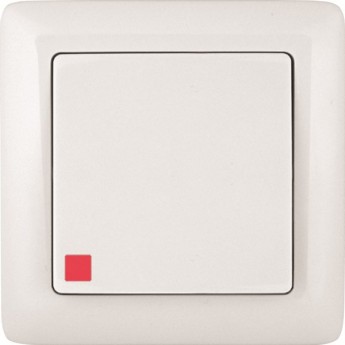 1-клавишный выключатель SCHNEIDER ELECTRIC ХИТ С/У с подсветкой 6А, 250В, БЕЛЫЙ. Россия