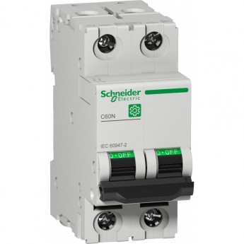 Автоматический выключатель SCHNEIDER ELECTRIC MULTI 9 C60N 2П 32A C