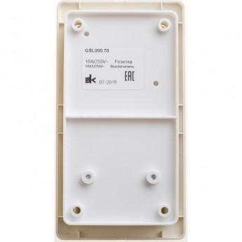 Блок SCHNEIDER ELECTRIC GLOSSA: розетка с заземлением со шторками + 1-клавишный выключатель бежевый