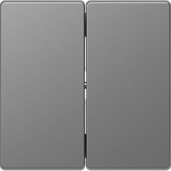 Клавиша двойная MERTEN D-LIFE, НЕРЖ. СТАЛЬ