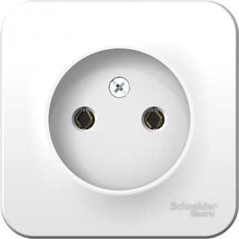 Розетка SCHNEIDER ELECTRIC BLANCA без заземления, без шторок, с монтажной пластиной, 16А, 250В, белый