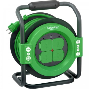 Удлинитель катушечный SCHNEIDER ELECTRIC THORSMAN 4 роз 40м 3х1.5 IP44