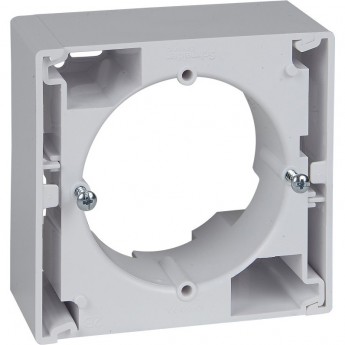 Коробка для наружного монтажа SCHNEIDER ELECTRIC SEDNA, одиночная, БЕЛЫЙ