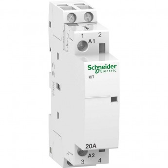 Модульный контактор SCHNEIDER ELECTRIC ACTI9 iCT20A 2НО 230/240В АС 50ГЦ