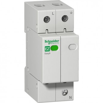 Ограничитель перенапряжения SCHNEIDER ELECTRIC EASY9 1П+H 20кА 230В =S= Ограничитель перенапряжения SCHNEIDER ELECTRIC EASY9 1П+H 20кА 230В =S=