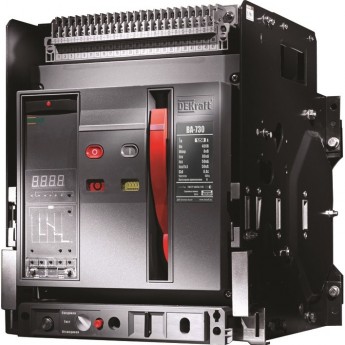 Воздушный автоматический выключатель SCHNEIDER ELECTRIC DEKRAFT выкатной 3P 1600А 80кА расц.