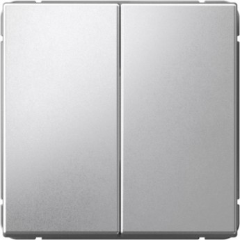 Выключатель 2-клавишный SCHNEIDER ELECTRIC ARTGALLERY GAL000351 (сх. 5) 10AX механизм, алюминий