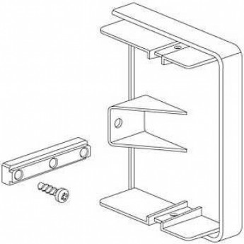Заглушка короба SCHNEIDER ELECTRIC OPTILINE 75Х55ММ OL45, под алюминий